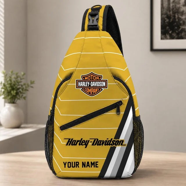 Harley-Davidson Sling Bag – Custom Name Crossbody Bag