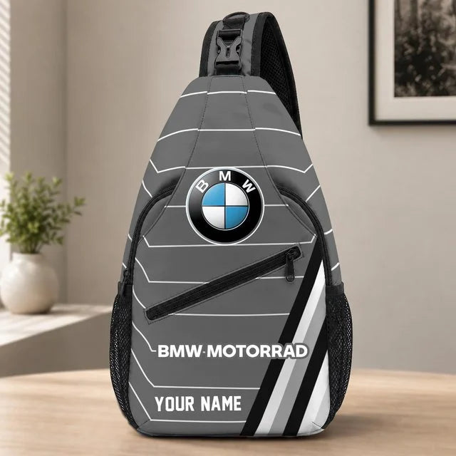 BMW Motorrad Sling Bag – Custom Name Crossbody Bag
