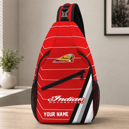 Indian Motorcycle Sling Bag – Custom Name Crossbody Bag