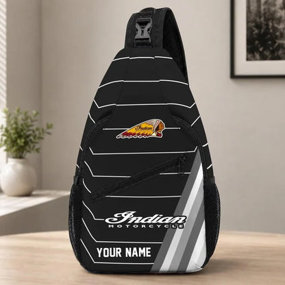 Indian Motorcycle Sling Bag – Custom Name Crossbody Bag