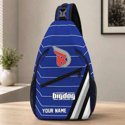 Big Dog Motorcycles Sling Bag – Custom Name Crossbody Bag