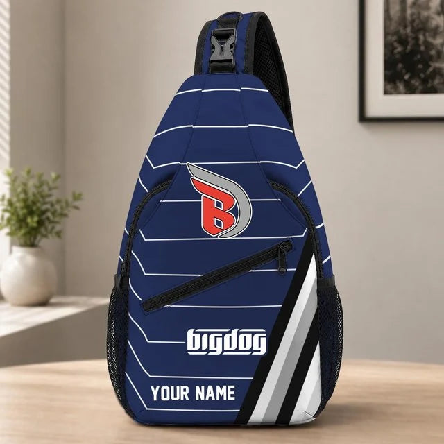 Big Dog Motorcycles Sling Bag – Custom Name Crossbody Bag