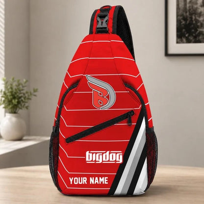 Big Dog Motorcycles Sling Bag – Custom Name Crossbody Bag