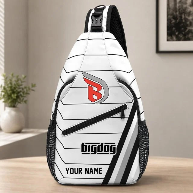 Big Dog Motorcycles Sling Bag – Custom Name Crossbody Bag