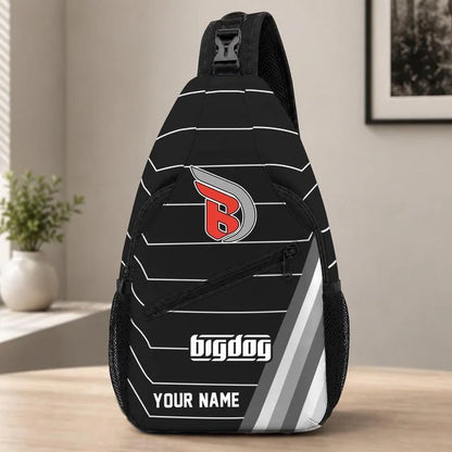 Big Dog Motorcycles Sling Bag – Custom Name Crossbody Bag