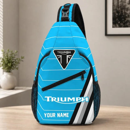 Triumph Motorcycles Sling Bag – Custom Name Crossbody Bag
