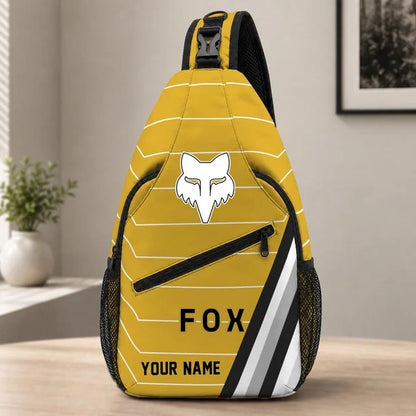 Fox Racing Sling Bag – Custom Name Crossbody Bag