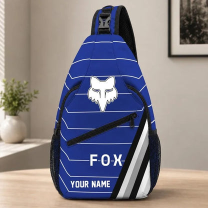 Fox Racing Sling Bag – Custom Name Crossbody Bag