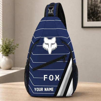 Fox Racing Sling Bag – Custom Name Crossbody Bag