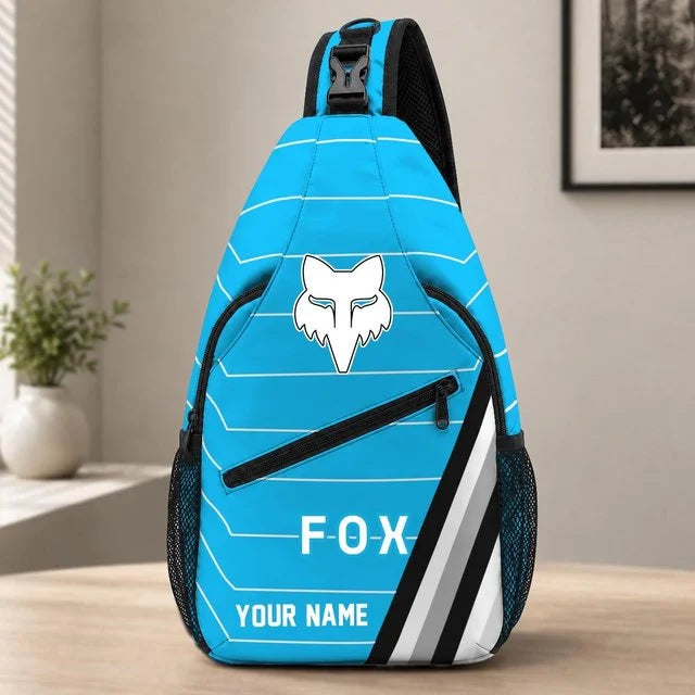 Fox Racing Sling Bag – Custom Name Crossbody Bag