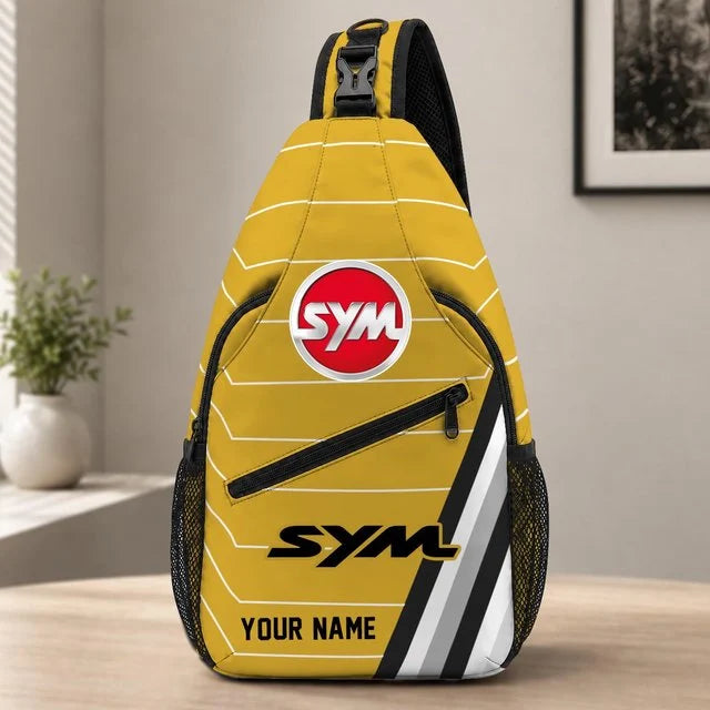 SYM Motors Sling Bag – Custom Name Crossbody Bag