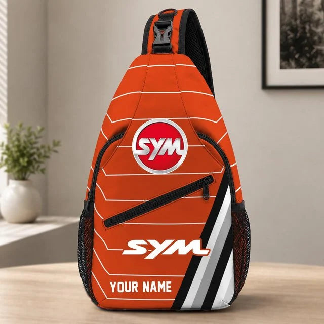 SYM Motors Sling Bag – Custom Name Crossbody Bag
