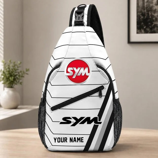 SYM Motors Sling Bag – Custom Name Crossbody Bag