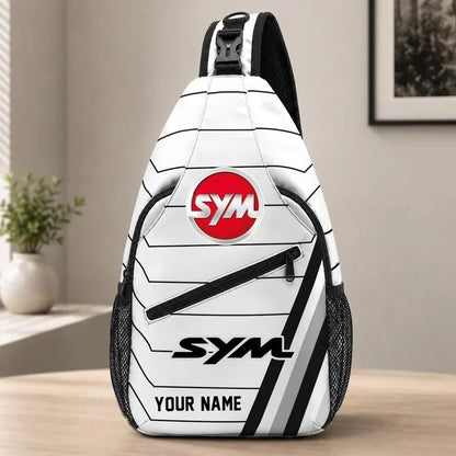 SYM Motors Sling Bag – Custom Name Crossbody Bag
