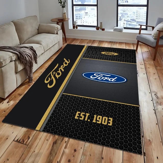 Ford Area Rug v2 – Luxury Car Logo Floor Mat