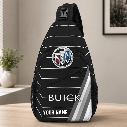 Buick Custom Name Sling Bag – Racing Style Crossbody Backpack
