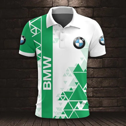 3D All Over Printed BMW Car Polo Shirt Limited Edition v3