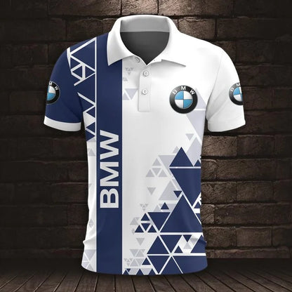3D All Over Printed BMW Car Polo Shirt Limited Edition v3