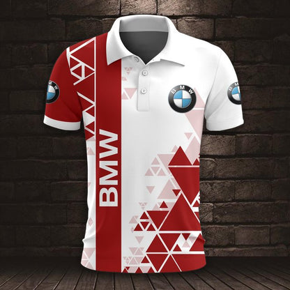 3D All Over Printed BMW Car Polo Shirt Limited Edition v3