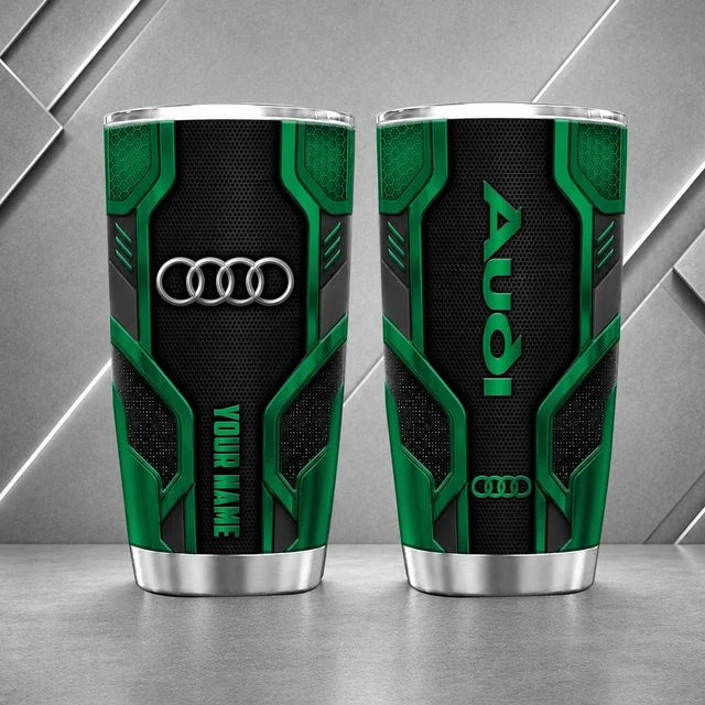 Audi Personalized Tumbler – Custom Name Stainless Steel Travel Cup