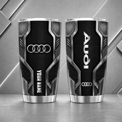 Audi Personalized Tumbler – Custom Name Stainless Steel Travel Cup