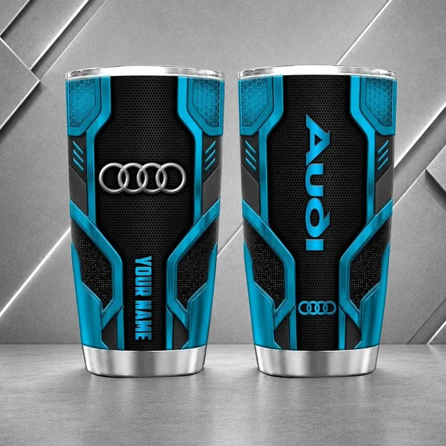 Audi Personalized Tumbler – Custom Name Stainless Steel Travel Cup