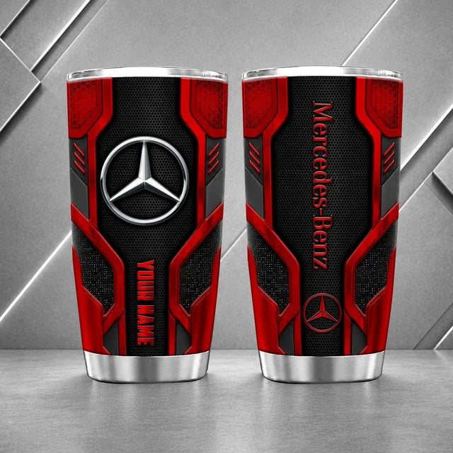Mercedes-Benz Personalized Tumbler – Custom Name Stainless Steel Travel Cup