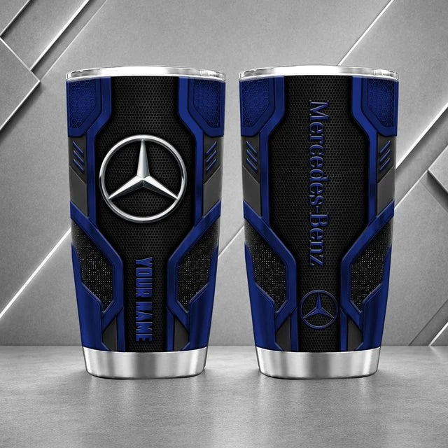 Mercedes-Benz Personalized Tumbler – Custom Name Stainless Steel Travel Cup