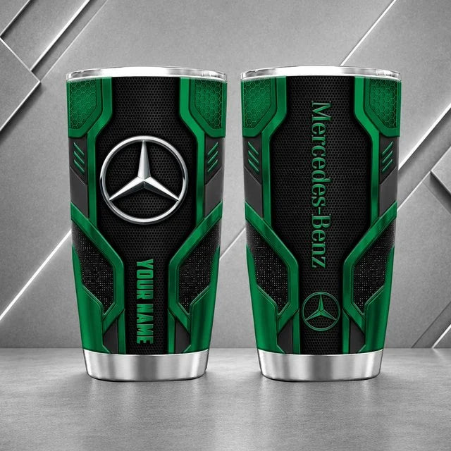 Mercedes-Benz Personalized Tumbler – Custom Name Stainless Steel Travel Cup