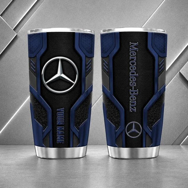 Mercedes-Benz Personalized Tumbler – Custom Name Stainless Steel Travel Cup