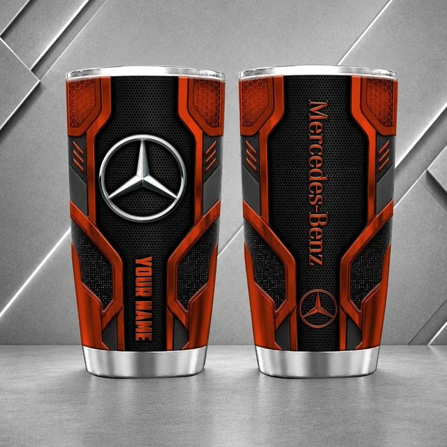 Mercedes-Benz Personalized Tumbler – Custom Name Stainless Steel Travel Cup