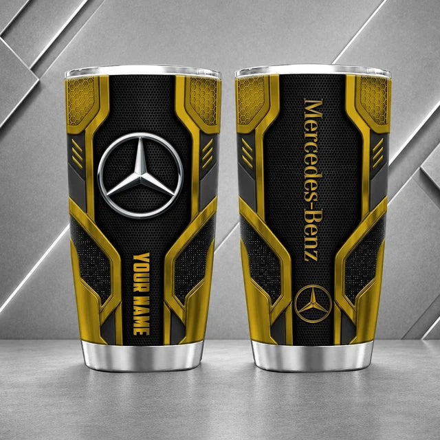 Mercedes-Benz Personalized Tumbler – Custom Name Stainless Steel Travel Cup