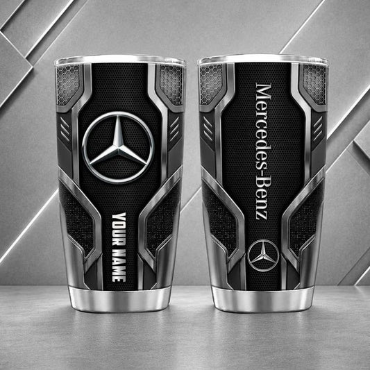 Mercedes-Benz Personalized Tumbler – Custom Name Stainless Steel Travel Cup