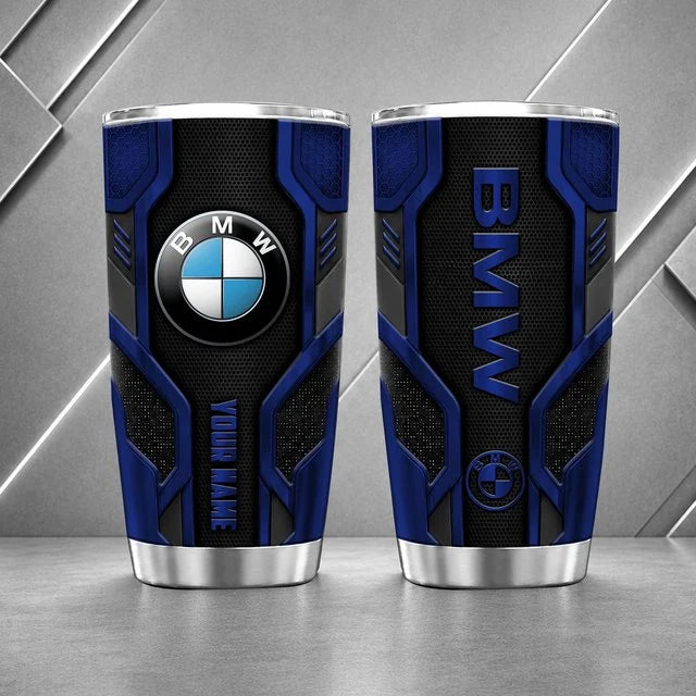 BMW Personalized Tumbler – Custom Name Stainless Steel Travel Cup