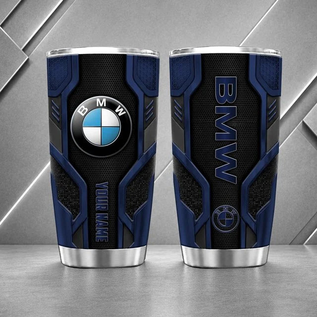 BMW Personalized Tumbler – Custom Name Stainless Steel Travel Cup