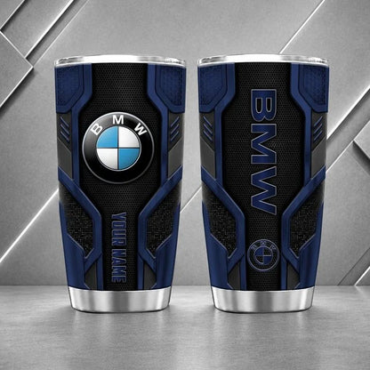 BMW Personalized Tumbler – Custom Name Stainless Steel Travel Cup