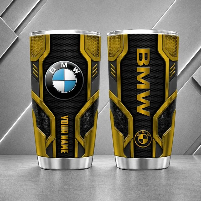 BMW Personalized Tumbler – Custom Name Stainless Steel Travel Cup