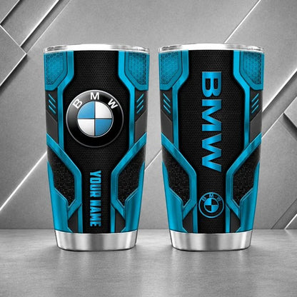 BMW Personalized Tumbler – Custom Name Stainless Steel Travel Cup