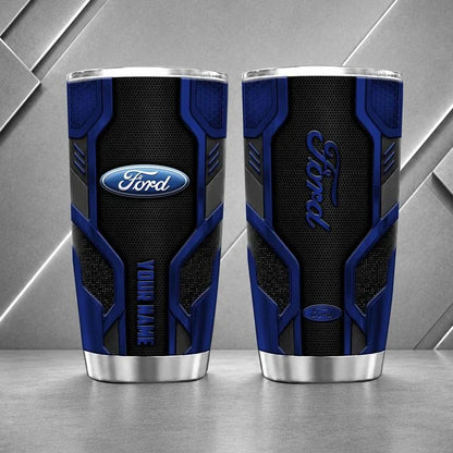 Ford Personalized Tumbler – Custom Name Stainless Steel Travel Cup