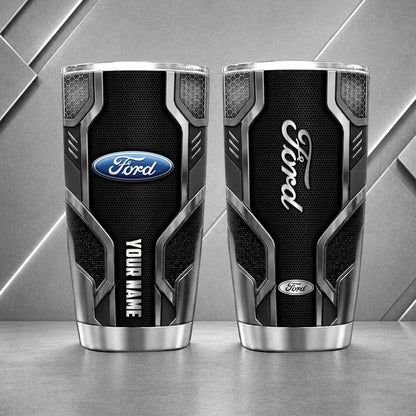 Ford Personalized Tumbler – Custom Name Stainless Steel Travel Cup