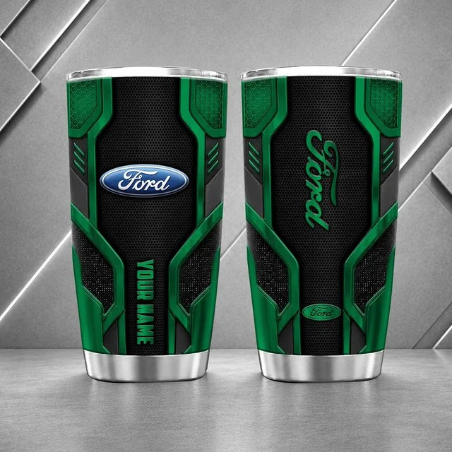 Ford Personalized Tumbler – Custom Name Stainless Steel Travel Cup