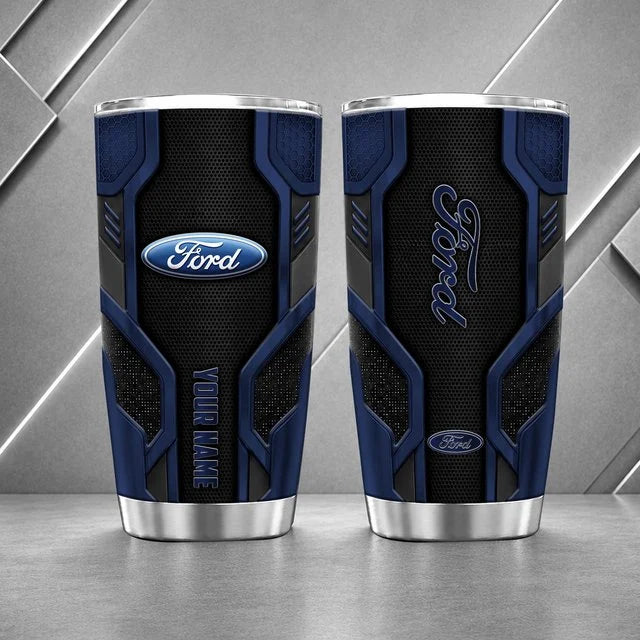 Ford Personalized Tumbler – Custom Name Stainless Steel Travel Cup