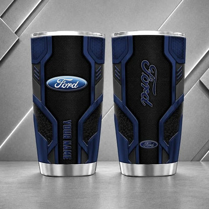 Ford Personalized Tumbler – Custom Name Stainless Steel Travel Cup
