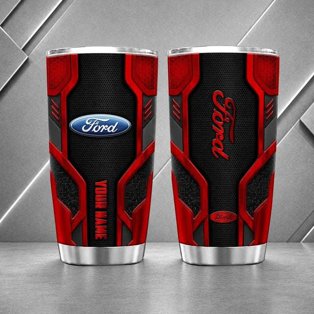 Ford Personalized Tumbler – Custom Name Stainless Steel Travel Cup