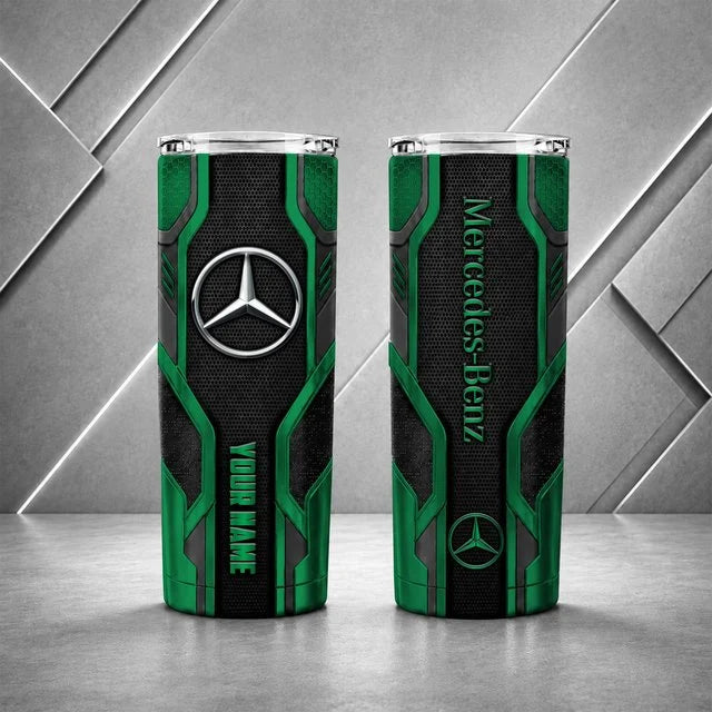 Mercedes-Benz Personalized Tumbler – Custom Name Insulated Travel Cup