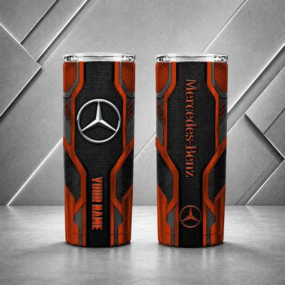 Mercedes-Benz Personalized Tumbler – Custom Name Insulated Travel Cup