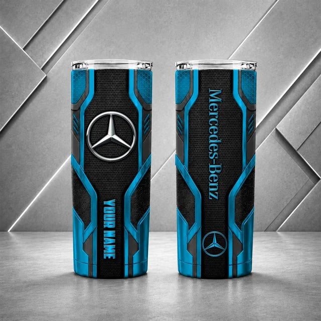 Mercedes-Benz Personalized Tumbler – Custom Name Insulated Travel Cup