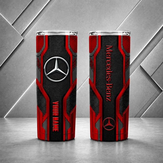 Mercedes-Benz Personalized Tumbler – Custom Name Insulated Travel Cup