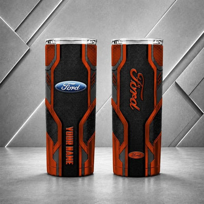 Ford Personalized Tumbler – Custom Name Insulated Travel Cup