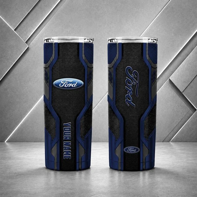 Ford Personalized Tumbler – Custom Name Insulated Travel Cup